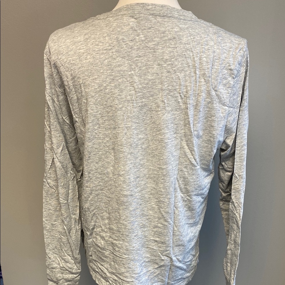 J. Crew Gray Long Sleeve Tee - Picture 6 of 6